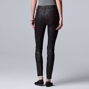 Vera Wang Pants Slacks Black Snake Print Women's Sz S